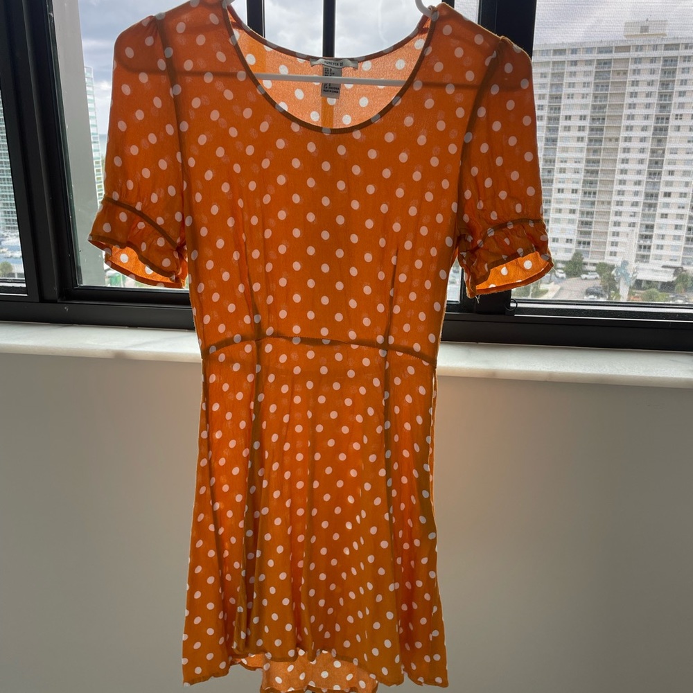 Summer polka dot dress